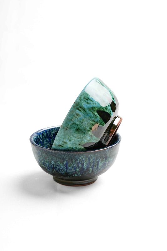 Moroccan Ceramic Bowls, Set of 2 – Cereal & Salad