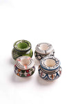 Moroccan Ceramic Ashtrays, Set of 4