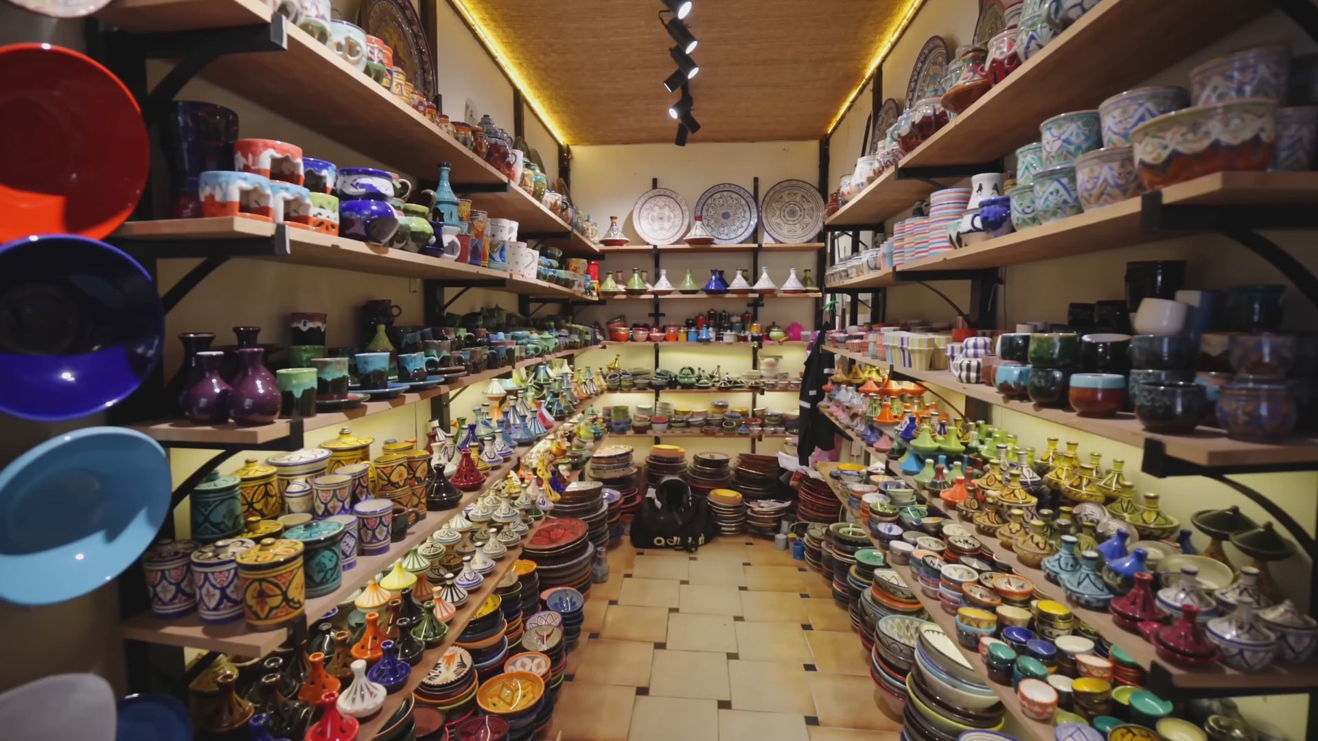 Load video: A look inside the workshop where every tagine, bowl, and cup is thrown, painted, and glazed by hand.